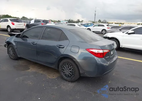 2015 Toyota Corolla Le из США, поврежденный, VIN 2T1BURHE2FC317293